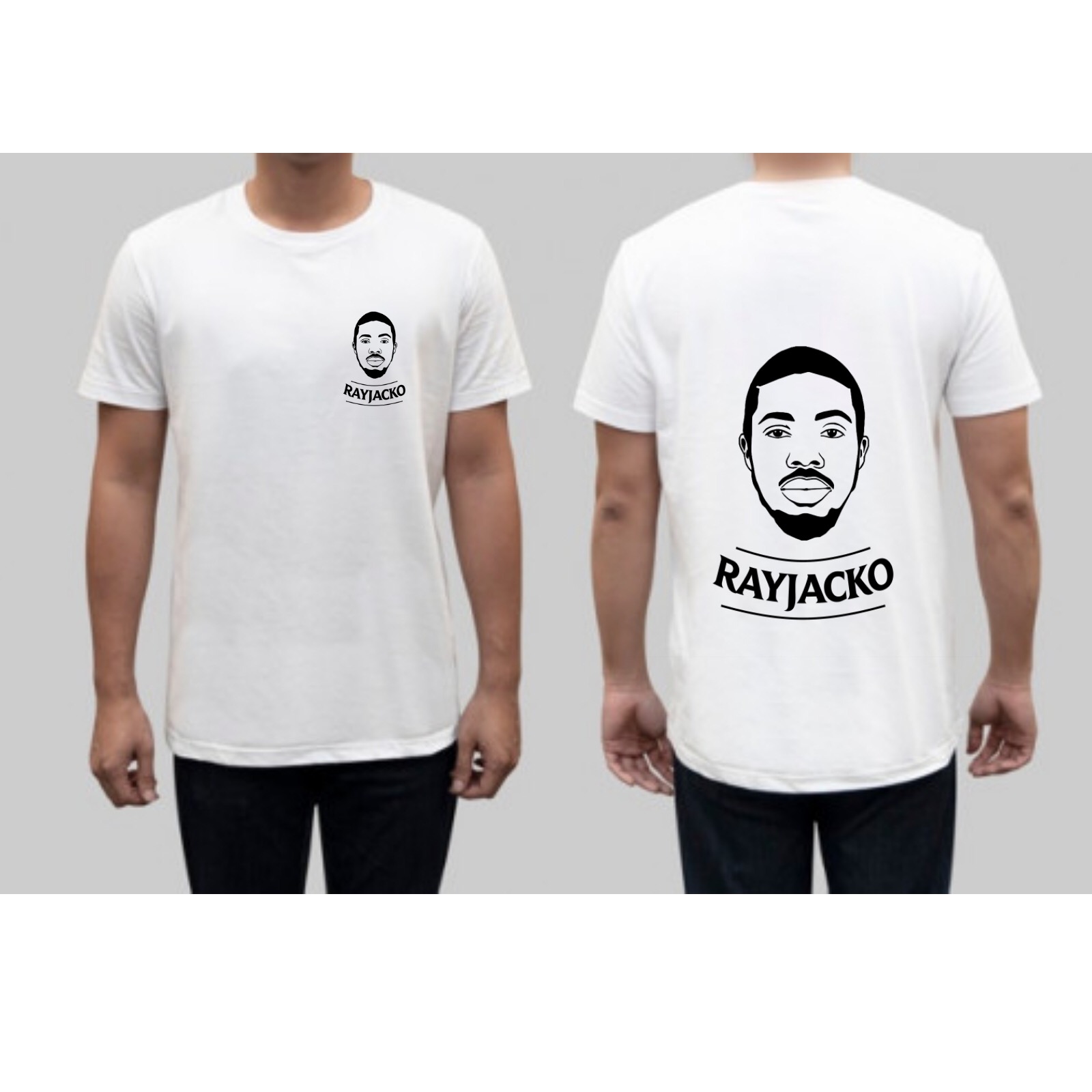 RJ bk face Tshirt